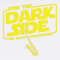 Join The Dark Side We Have Saxophones Saxophonist Jazz Garment-Dyed Sweatshirt