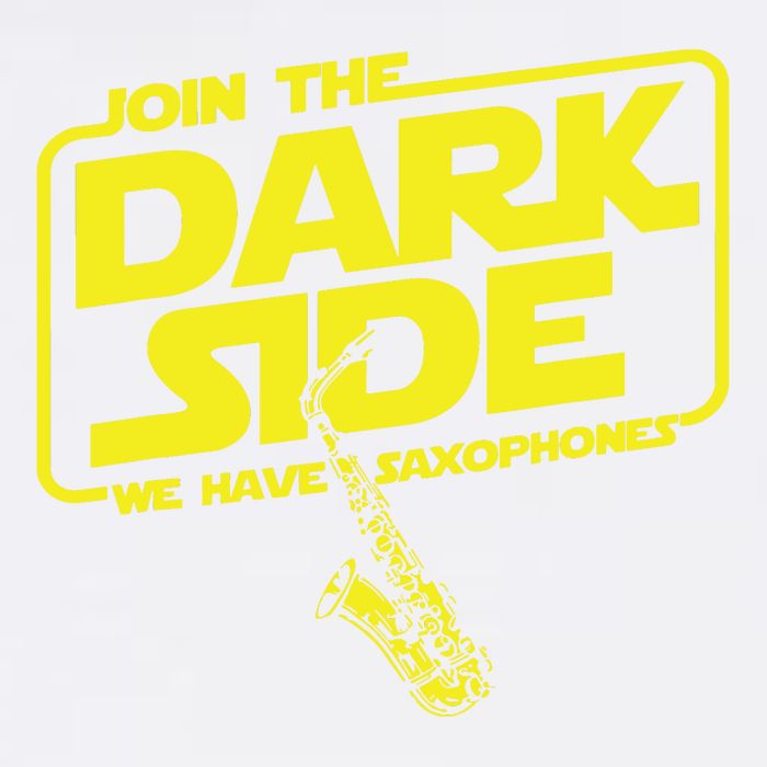 Join The Dark Side We Have Saxophones Saxophonist Jazz Garment-Dyed Sweatshirt