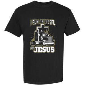 Jesus Truck Driver Christian Trucker Garment-Dyed Heavyweight T-Shirt