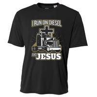 Jesus Truck Driver Christian Trucker Cooling Performance Crew T-Shirt