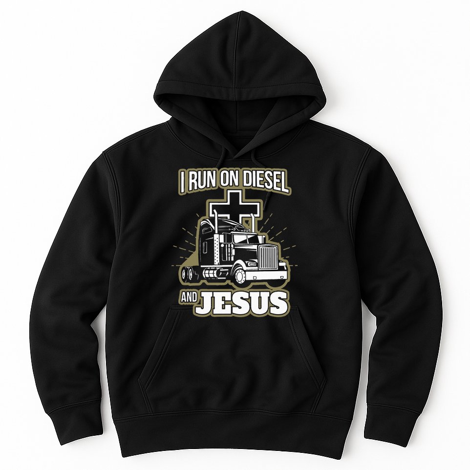 Jesus Truck Driver Christian Trucker Hoodie