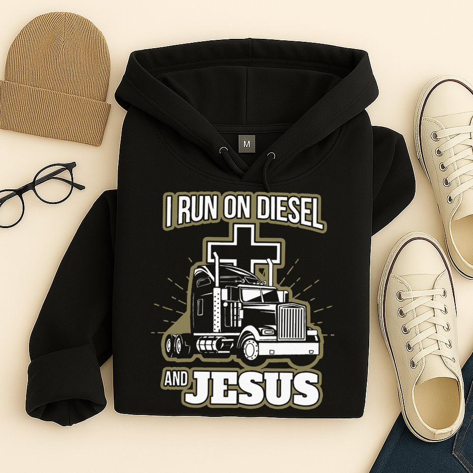 Jesus Truck Driver Christian Trucker Hoodie