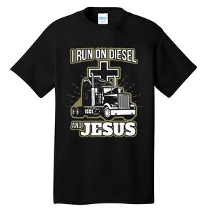 Jesus Truck Driver Christian Trucker Tall T-Shirt