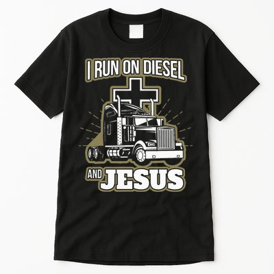 Jesus Truck Driver Christian Trucker Tall T-Shirt