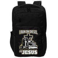 Jesus Truck Driver Christian Trucker Impact Tech Backpack