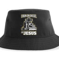 Jesus Truck Driver Christian Trucker Sustainable Bucket Hat