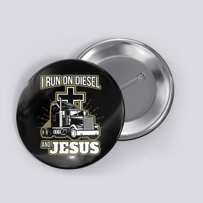 Jesus Truck Driver Christian Trucker Button