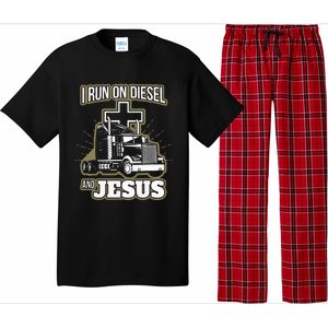 Jesus Truck Driver Christian Trucker Pajama Set