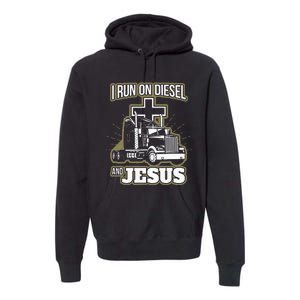 Jesus Truck Driver Christian Trucker Premium Hoodie