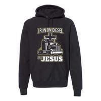 Jesus Truck Driver Christian Trucker Premium Hoodie