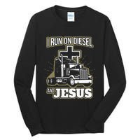 Jesus Truck Driver Christian Trucker Tall Long Sleeve T-Shirt