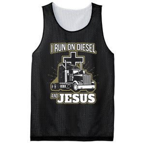 Jesus Truck Driver Christian Trucker Mesh Reversible Basketball Jersey Tank