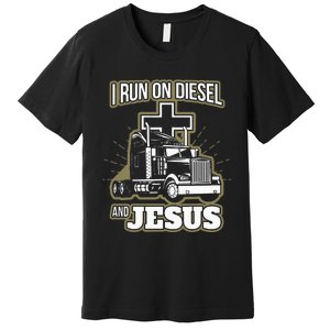 Jesus Truck Driver Christian Trucker Premium T-Shirt