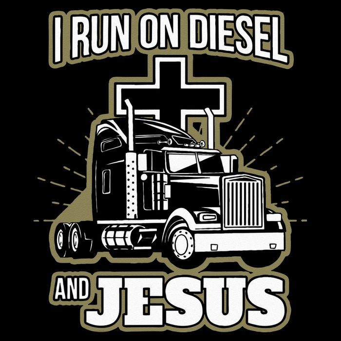 Jesus Truck Driver Christian Trucker Tall Sweatshirt