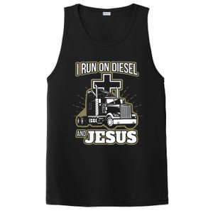 Jesus Truck Driver Christian Trucker PosiCharge Competitor Tank