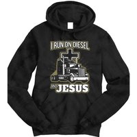 Jesus Truck Driver Christian Trucker Tie Dye Hoodie