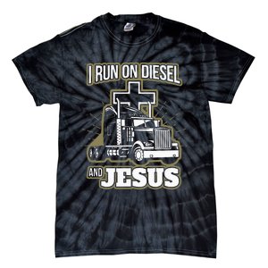 Jesus Truck Driver Christian Trucker Tie-Dye T-Shirt