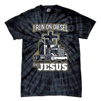 Jesus Truck Driver Christian Trucker Tie-Dye T-Shirt