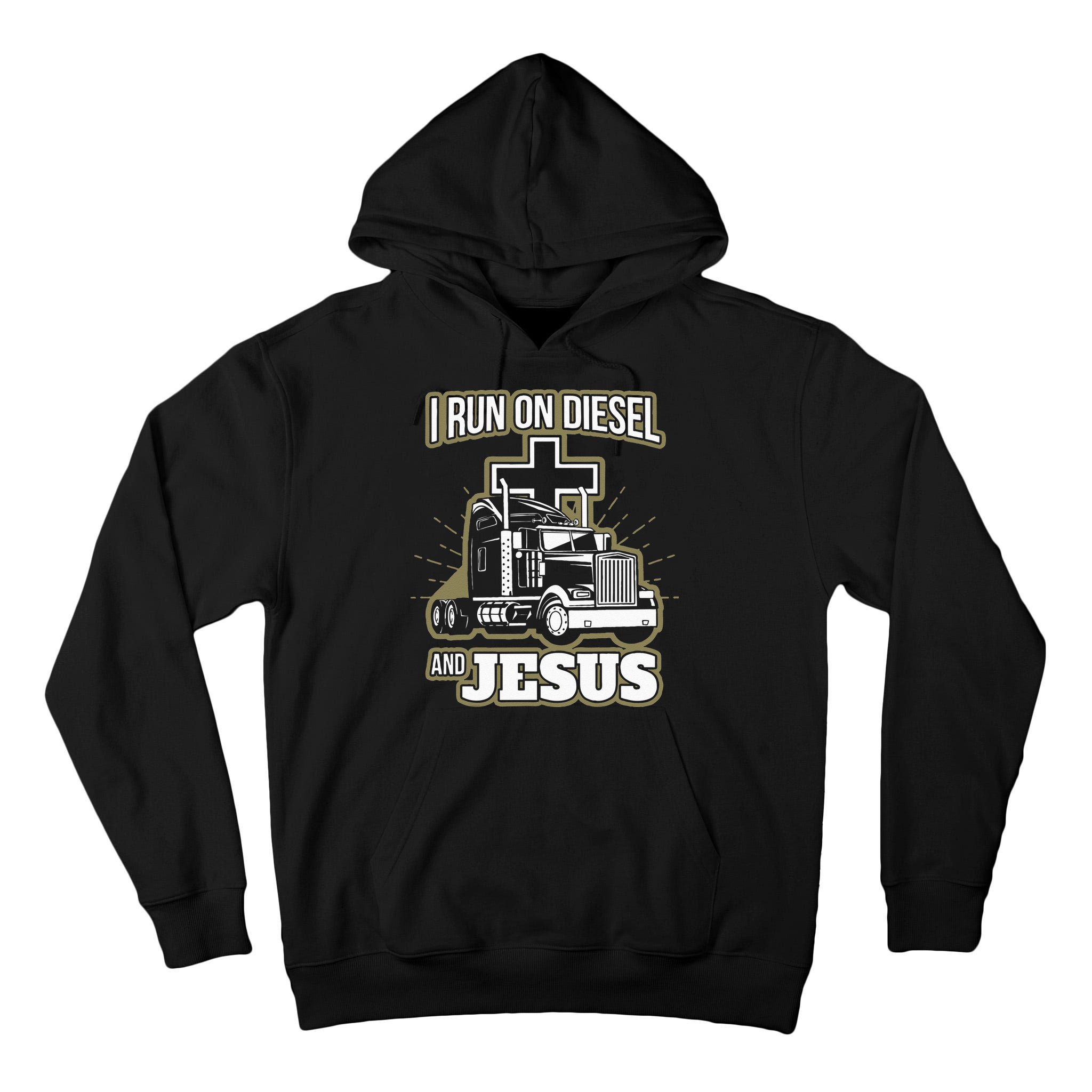 Jesus Truck Driver Christian Trucker Tall Hoodie