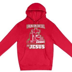 Jesus Truck Driver Christian Trucker Premium Pullover Hoodie