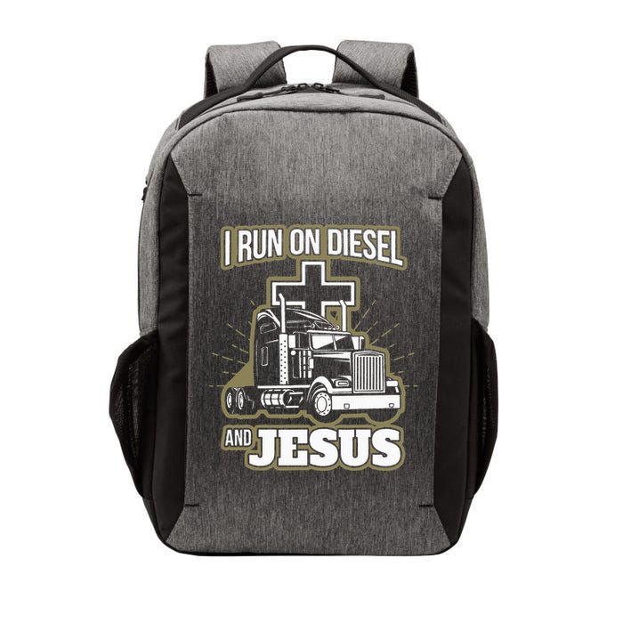 Jesus Truck Driver Christian Trucker Vector Backpack