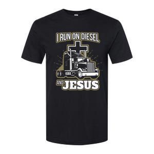 Jesus Truck Driver Christian Trucker Softstyle CVC T-Shirt