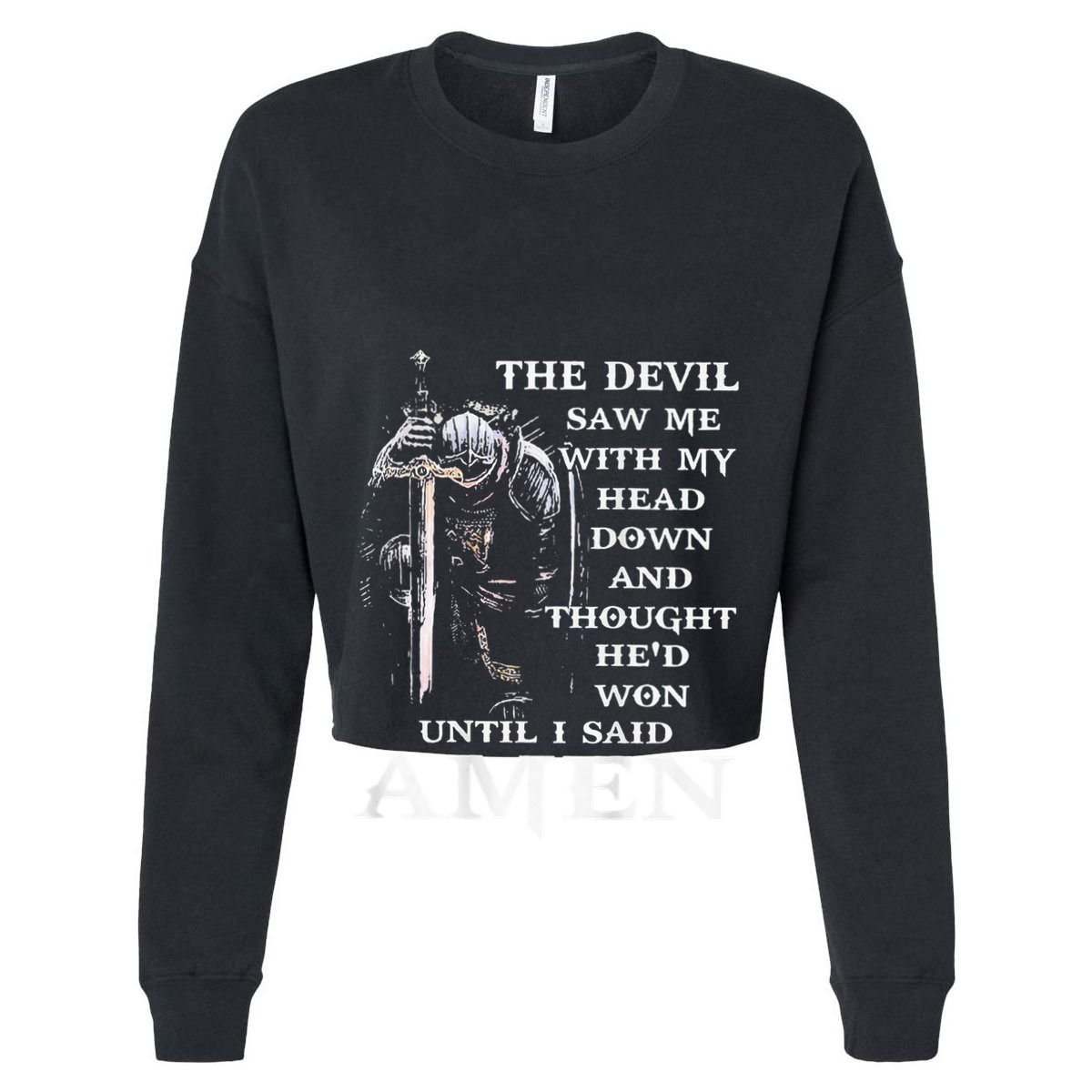 Jesus The Devil Saw Me With My Head Down (on back) T-Shirt