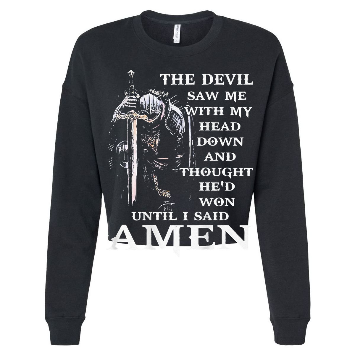 Jesus The Devil Saw Me With My Head Down (on back) T-Shirt