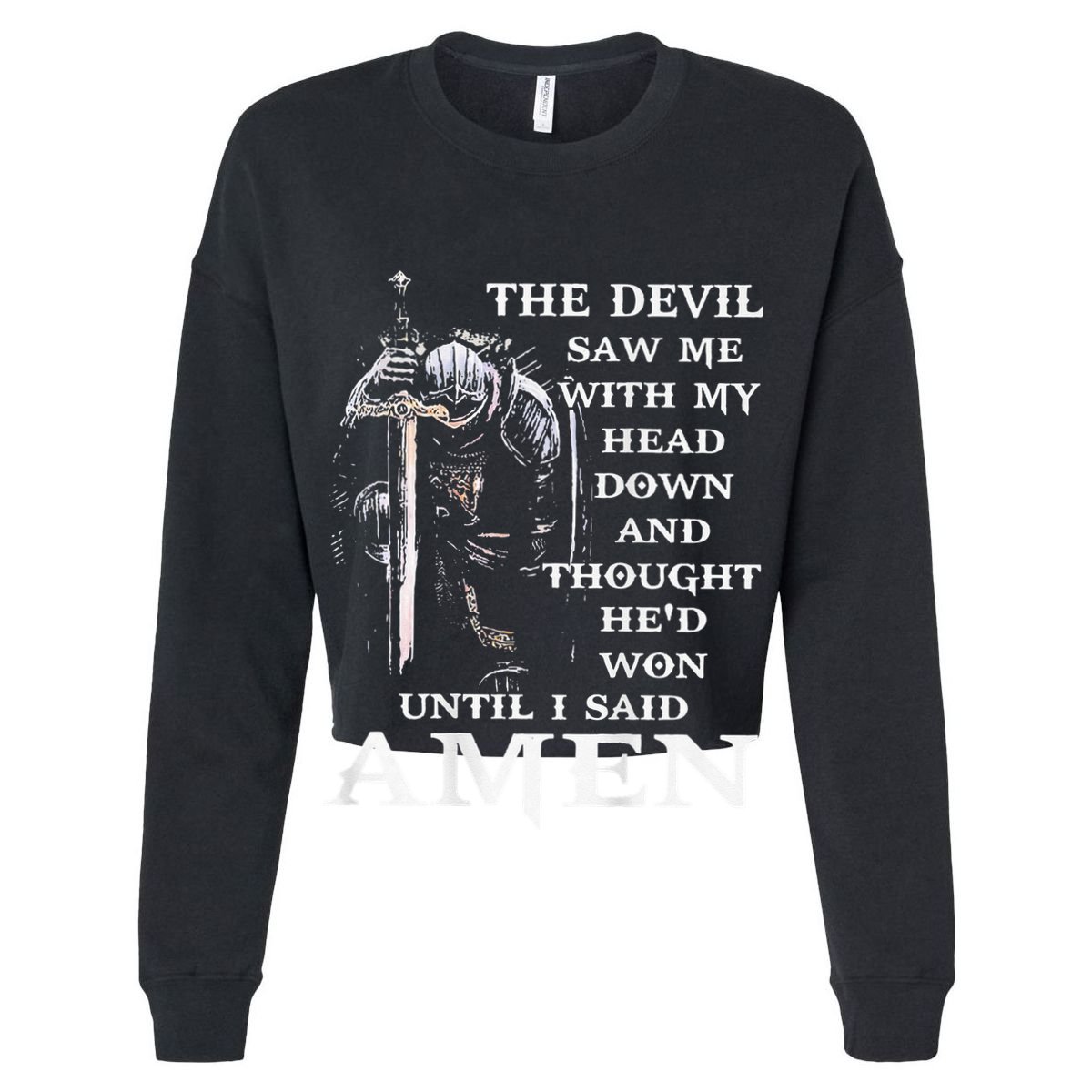 Jesus The Devil Saw Me With My Head Down (on back) T-Shirt