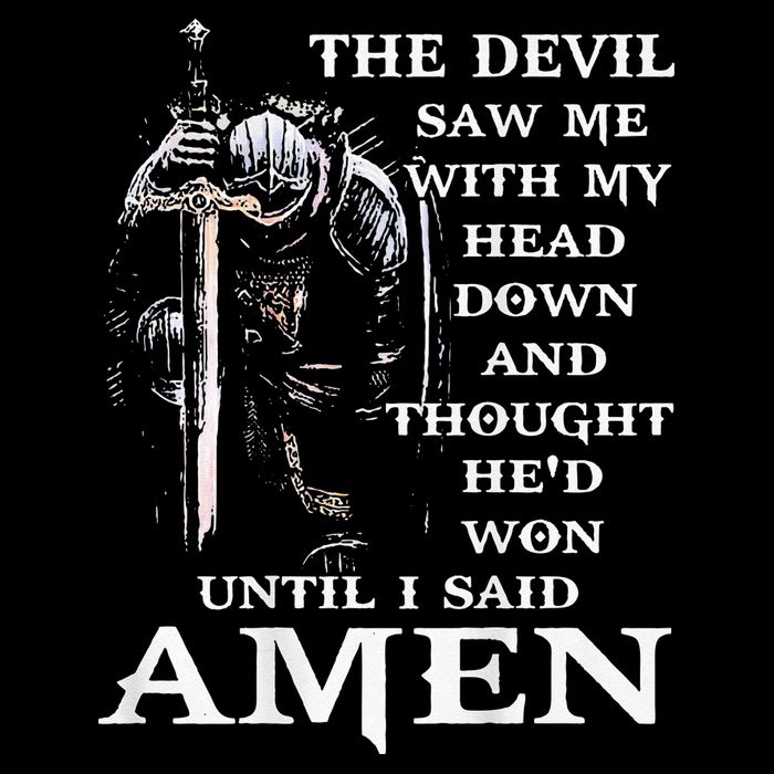 Jesus The Devil Saw Me With My Head Down (on back) 16 in Basic Backpack