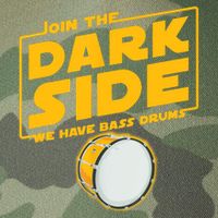 Join The Dark Side Bass Drum Player Legacy Tie Dye Trucker Hat