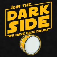 Join The Dark Side Bass Drum Player Ladies PosiCharge Tri-Blend Wicking Tank