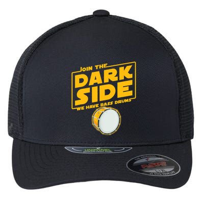 Join The Dark Side Bass Drum Player Flexfit Unipanel Trucker Cap