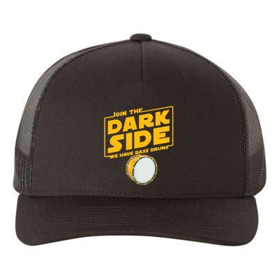 Join The Dark Side Bass Drum Player Yupoong Adult 5-Panel Trucker Hat