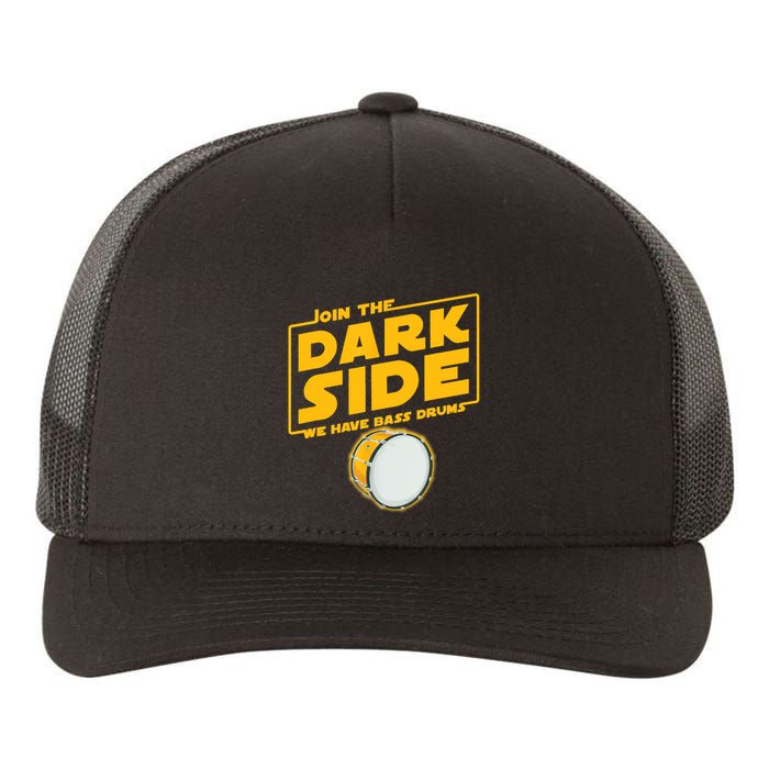 Join The Dark Side Bass Drum Player Yupoong Adult 5-Panel Trucker Hat