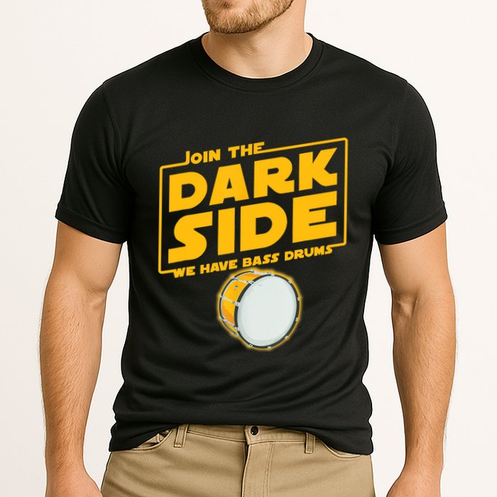Join The Dark Side Bass Drum Player Performance Shirt