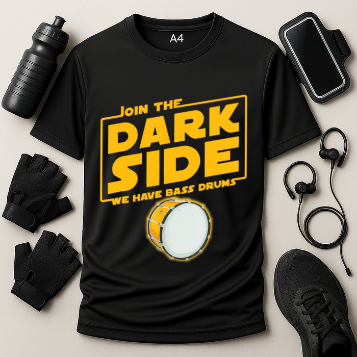 Join The Dark Side Bass Drum Player Performance Shirt