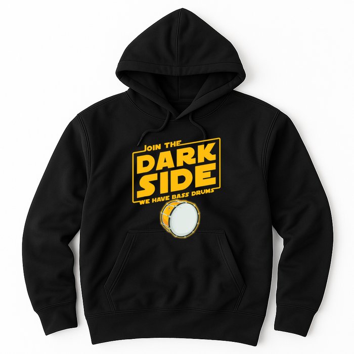 Join The Dark Side Bass Drum Player Hoodie