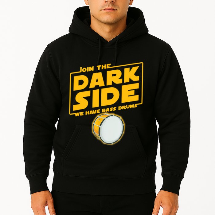 Join The Dark Side Bass Drum Player Hoodie