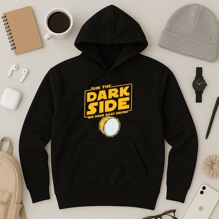 Join The Dark Side Bass Drum Player Hoodie
