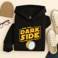 Join The Dark Side Bass Drum Player Hoodie