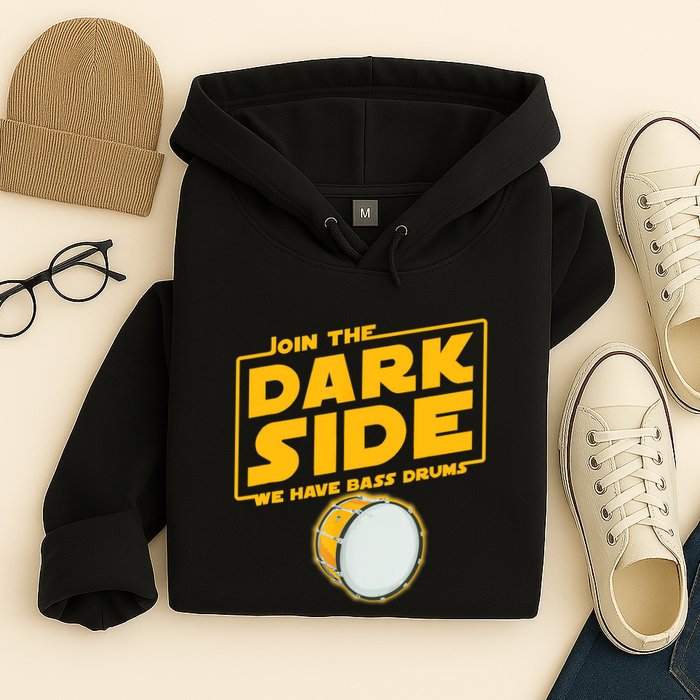 Join The Dark Side Bass Drum Player Hoodie