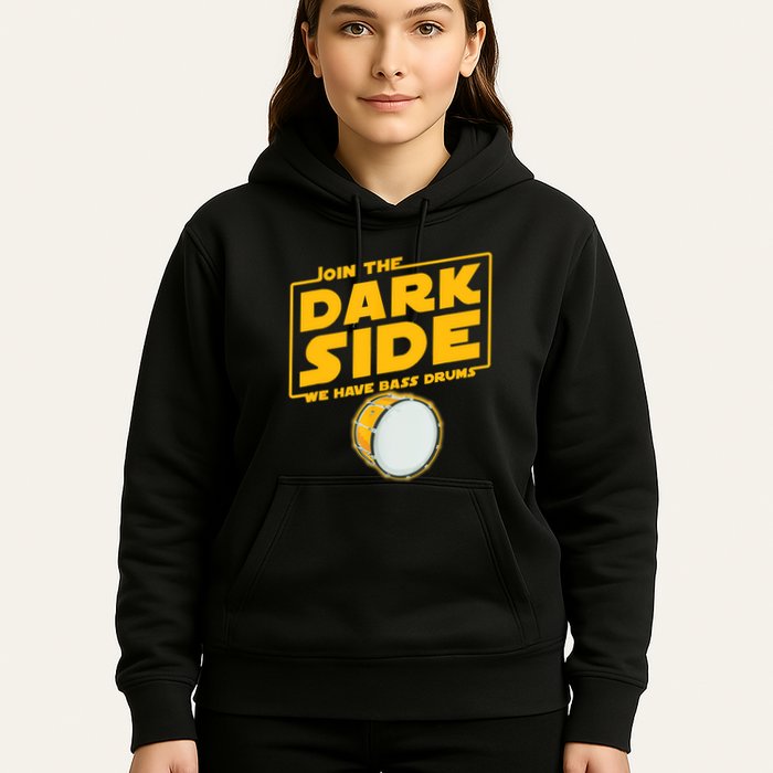 Join The Dark Side Bass Drum Player Hoodie