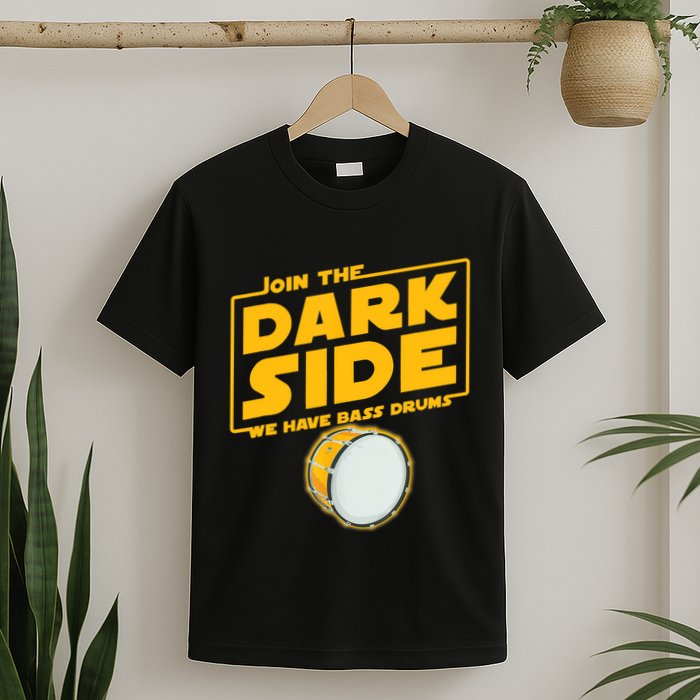 Join The Dark Side Bass Drum Player T-Shirt