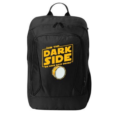 Join The Dark Side Bass Drum Player City Backpack
