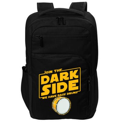 Join The Dark Side Bass Drum Player Impact Tech Backpack