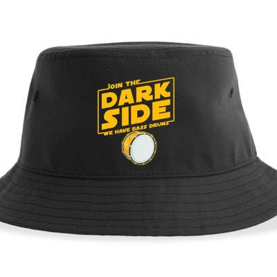 Join The Dark Side Bass Drum Player Sustainable Bucket Hat