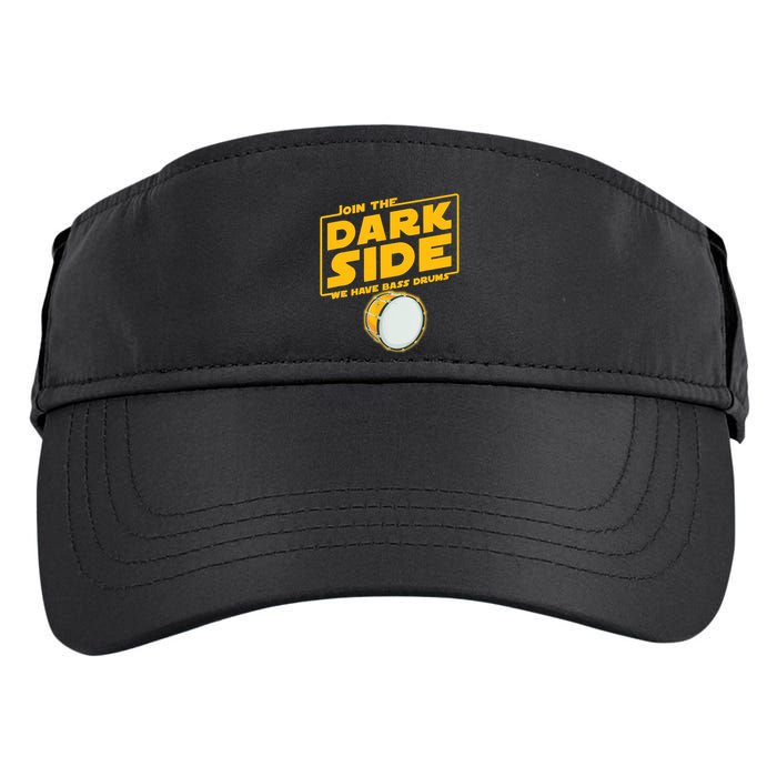 Join The Dark Side Bass Drum Player Adult Drive Performance Visor