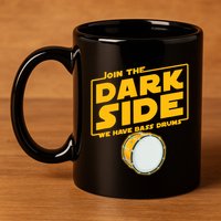 Join The Dark Side Bass Drum Player 11oz C Handle Ceramic Mug