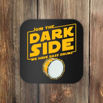 Join The Dark Side Bass Drum Player Coaster